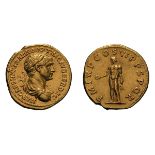 Trajan. 98-117 AD. Aureus, 7.35g (7h). Rome, 114-6 AD. Obv: IMP CAES NER TRAIANO OPTIMO AVG GER