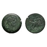 Lot of three bronze coins of Antoninus Pius, all ex Dattari. (1) AE 31-32, Year 21 = 157/8 AD, 22.