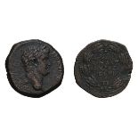 Otho. AE 23, 6.75g (12h). Antioch, Year 117 = 69 AD. Obv: IMP M O[THO - CAE AVG] (clockwise from