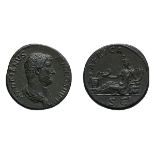 Hadrian. 117-138 AD. Dupondius, 13.74g (12h). Rome, c. 132 AD. Obv: HADRIANVS - AVG COS III P P