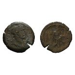 Lot of two nome coins of Trajan, both ex Dattari. (1) Thinite nome, AE 35, Year 12 = 108/9 AD, 21.