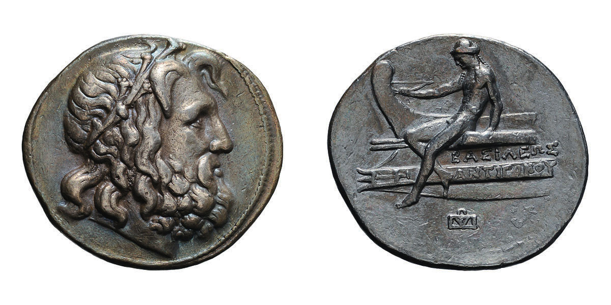 Macedonian Kingdom. Antigonus Doson. 229-222/1 BC. Tetradrachm, 16.95g (5h). , c. 227-225 BC. Obv: