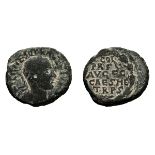 Trajan Decius. 249-251 AD. AE 26-27.5, 18.25g (7h). Samaria, Caesarea, . Obv: IMP C C MES Q TRA [