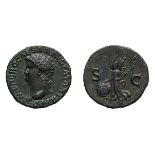 Nero. 54-68 AD. As, 10.40g (6h). Lugdunum, 66-8 AD. Obv: IMP NERO CAESAR AVG P MAX TR P P P Head