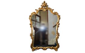 Large Gilt Framed Mirror rococo style gilt framed contemporary mirror.