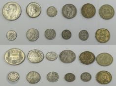 A Good Collection of World Silver Coins, In High Grade Condition ( 12 ) Coins In Total.