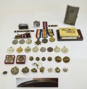 WW1 & WW2 Military Interest Comprising Three First World One Medals Awarded To 5479 Pte J Cavendish