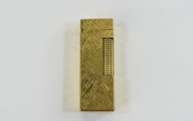 Dunhill Gold Plated Lighter,