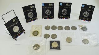 Royal Mint Collection of £5 Pound Coins ( 18 ) In Total. All Uncirculated and Mint Condition.