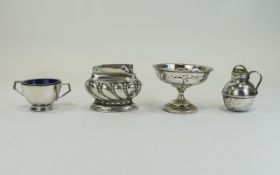 A Small Collection of Silver and Silver Plated Items ( 4 ) In Total.