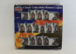 Elite Command Classic Collectibles Roman Legion Boxed Set of 16 Military Figures.