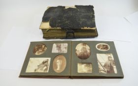 Carte De Visite Album Containing a quantity of photos, various sizes,