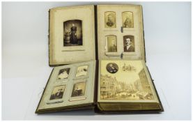 Victorian Carte De Visite 'National' Album.