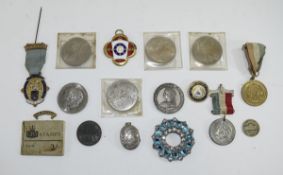 Mixed Collection Of Medals, Jewellery & Coins Comprising Queen Victoria Diamond Jubilee Medal,