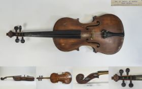 Good English violin by and labelled "George Craske Maker Manchester 1883",