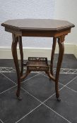 Mid 20th Century Oak Octagonal Topped Occasional Table,
