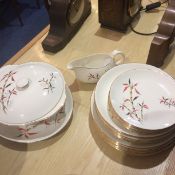 Mixed Collection of Serve Ware 'Swinnertons Staffordshire, Nestor Vellum' White ground with Stylised