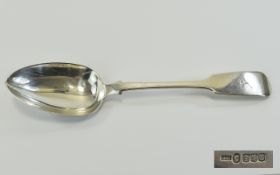 An Early Victorian Large Silver Table Spoon.