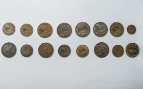 A Good Collection of Irish / Eire - High Grade Coins, Comprises of Pennies and 1/2 Pennies,