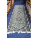 Long Wool Hallway Runner Patterned rug i