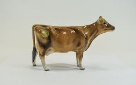 Beswick Farm Animal Figure ' Jersey Cow