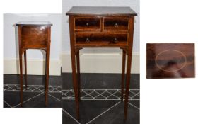 A Fine 19th Century Mahogany Sewing Tabl