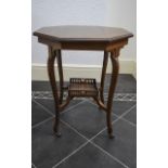 Mid 20th Century Oak Octagonal Topped Oc