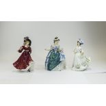 Royal Doulton Figurines ( 3 ) In Total.