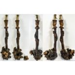 German Black Forest Carved Root Wood Hun