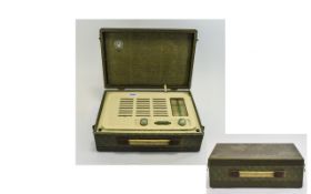 Vidor Attache Case Portable Radio, Model
