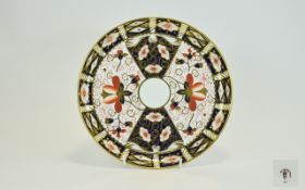 Royal Crown Derby Imari Patterned Circul