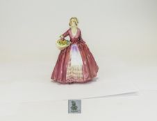 Royal Doulton Figurine ' Janet ' Red Dre