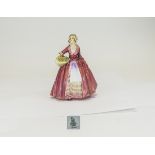 Royal Doulton Figurine ' Janet ' Red Dre