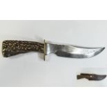 English Made Hunting Bowie Style Knife.