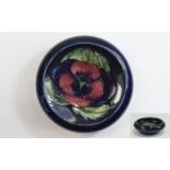 Moorcroft Small Inverted Footed Bowl ' P