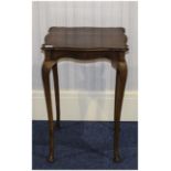 Occasional Table Small dark wood side