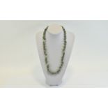 Jadeite Stone Bead Necklace, each set be