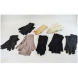 Collection of Gloves.