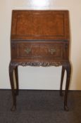 Dark Wood Writing Bureau Late 19th Centu