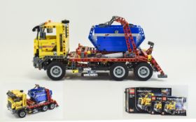 LEGO Construction Box Set; A Lego Technic 42024 Container Truck,