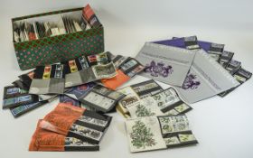 Shoe Box Containing British Commemorative Definitive Stamp. Presentation Packs.