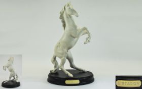 Royal Doulton Hand Made Sculpture ' Spirit of The Wild ' on Wooden Plinth. Model No DA183.