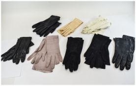 Collection of Gloves.