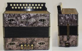 M Hohner Button Accordion 1920's - 1930's 21 button accordion.