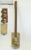 Fender Pablocaster Label 3 String Cigar Box Guitar - Please See Photo. 33.5 Inches In Length.