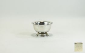 Antique Small Silver Footed Bowl, Marked Sterling and Signed to Base. Excellent Condition. 2.