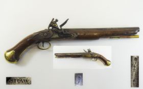 Shaw Scarce Military Officers Pistol, Known as The Long Sea Service Model.