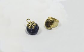 A 19th Century 18ct Gold Locket Ring. Not Marked but Tests High ct Gold. 5.