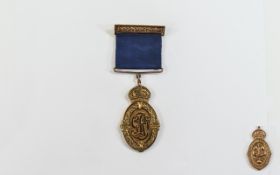 Cased medal / award 'for public service in India'.