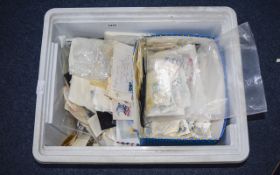Box Containing A Large Quantity Of Mixed Stamps.